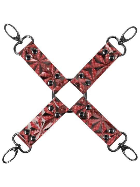 ♥ Vegane Kunstleder-Hog-Tie ♥ von Begme Red Edition