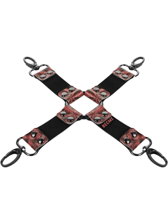 ♥ Vegane Kunstleder-Hog-Tie ♥ von Begme Red Edition