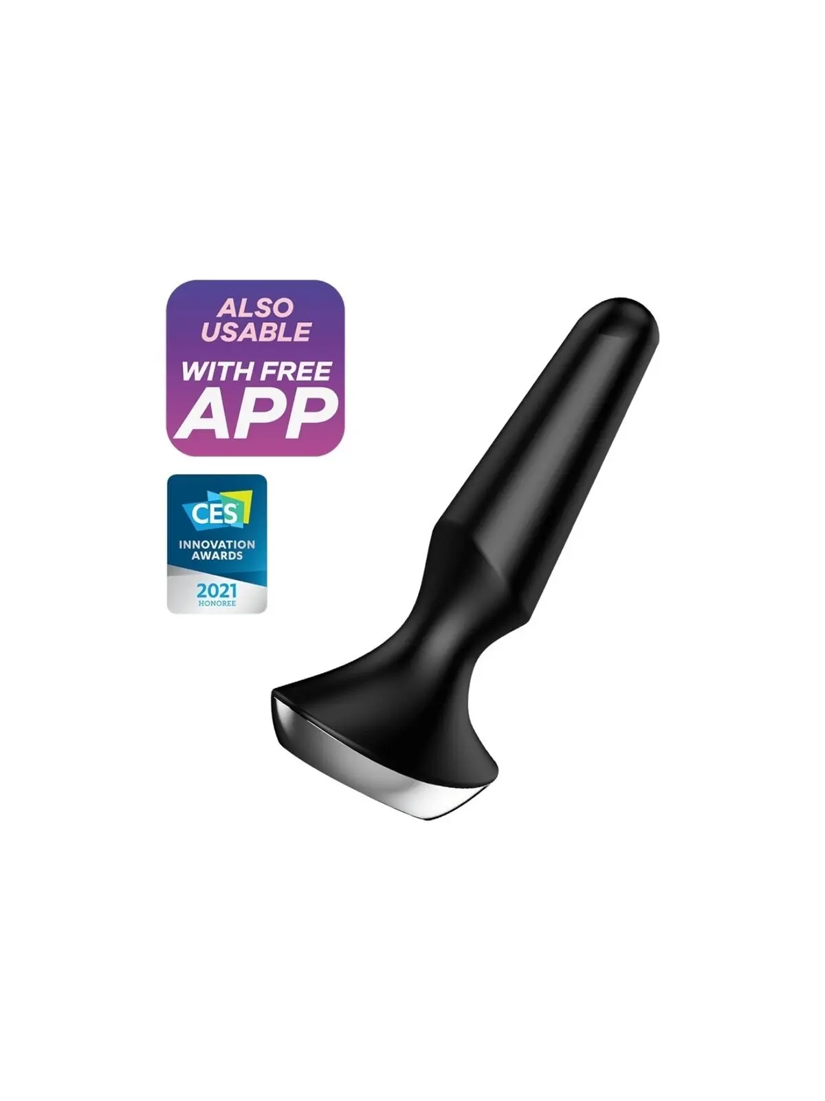 ♥ Plug Ilicious 2 Plug Vibrator - Schwarz ♥ von Satisfyer Connect