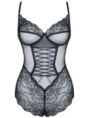 ♥ Schwarzer Body Carine von Demoniq Look At Me Collection ♥