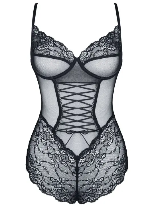 ♥ Schwarzer Body Carine von Demoniq Look At Me Collection ♥