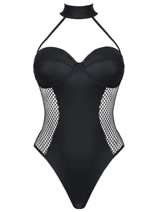 ♥ Schwarzer Body Ddketo001 von Demoniq Dark Desire Collection ♥