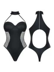 ♥ Schwarzer Body Ddketo001 von Demoniq Dark Desire Collection ♥