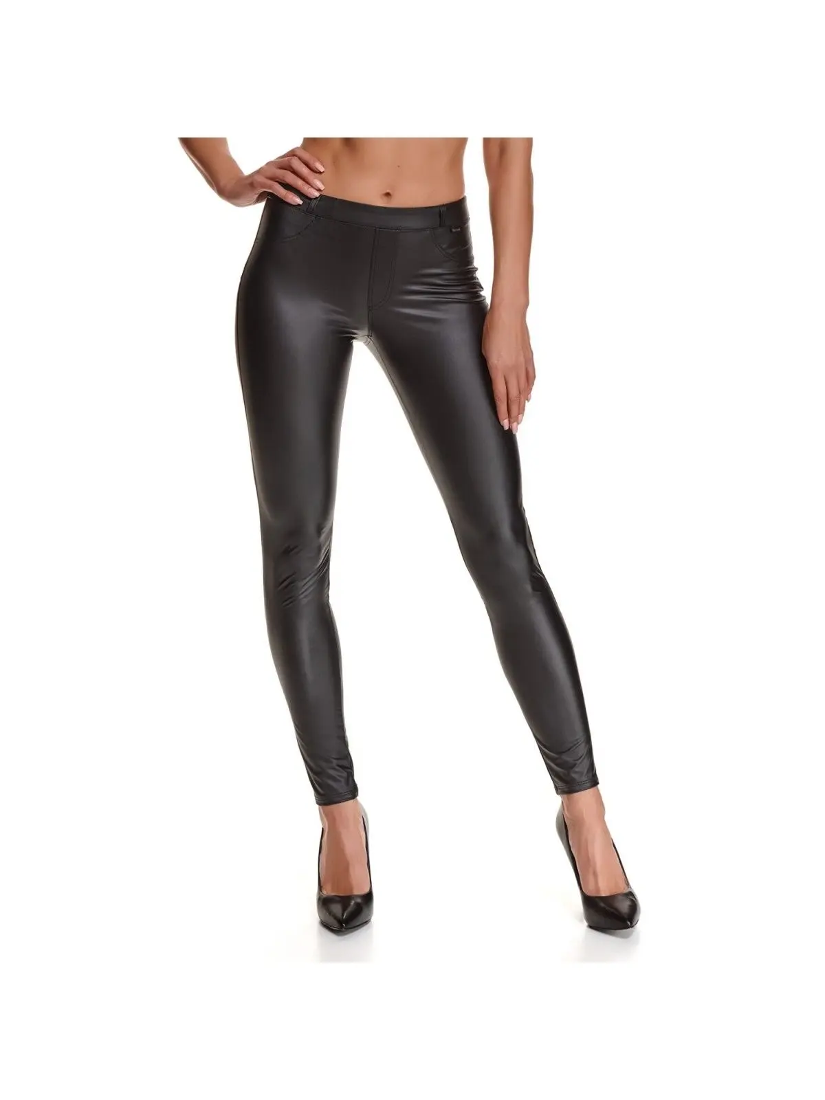 ♥ Schwarze Leggings Brgiulia001 von Demoniq Black Rose 2.0 Collection ♥