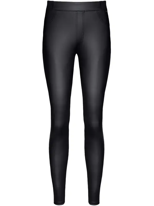 ♥ Schwarze Leggings Brgiulia001 von Demoniq Black Rose 2.0 Collection ♥