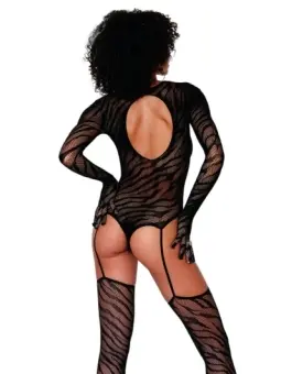 Weißer Ouvert Bodystocking Bs006 von Passion