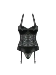 ♥ Ailay Corset & Tanga Schwarz von Obsessive ♥