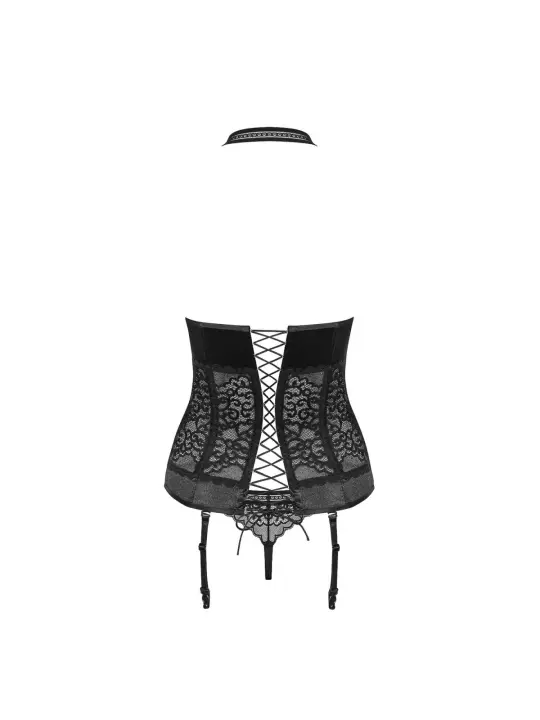 ♥ Ailay Corset & Tanga Schwarz von Obsessive ♥