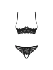 ♥ Letica 2er Set mit Offenen Cups Schwarz von Obsessive ♥