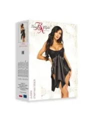 ♥ Julieta Chemise & Tanga Schwarz von Beauty Night Fashion ♥