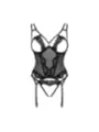 ♥ Setilla Korsett & Ouvert Tanga Schwarz von Obsessive ♥