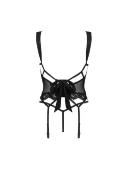 ♥ Setilla Korsett & Ouvert Tanga Schwarz von Obsessive ♥