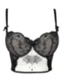 ♥ V-9031 Bustier Schwarz von Axami ♥