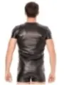 ♥ Schwarze Wetlook T-Shirt 2008-81 von Look Me ♥