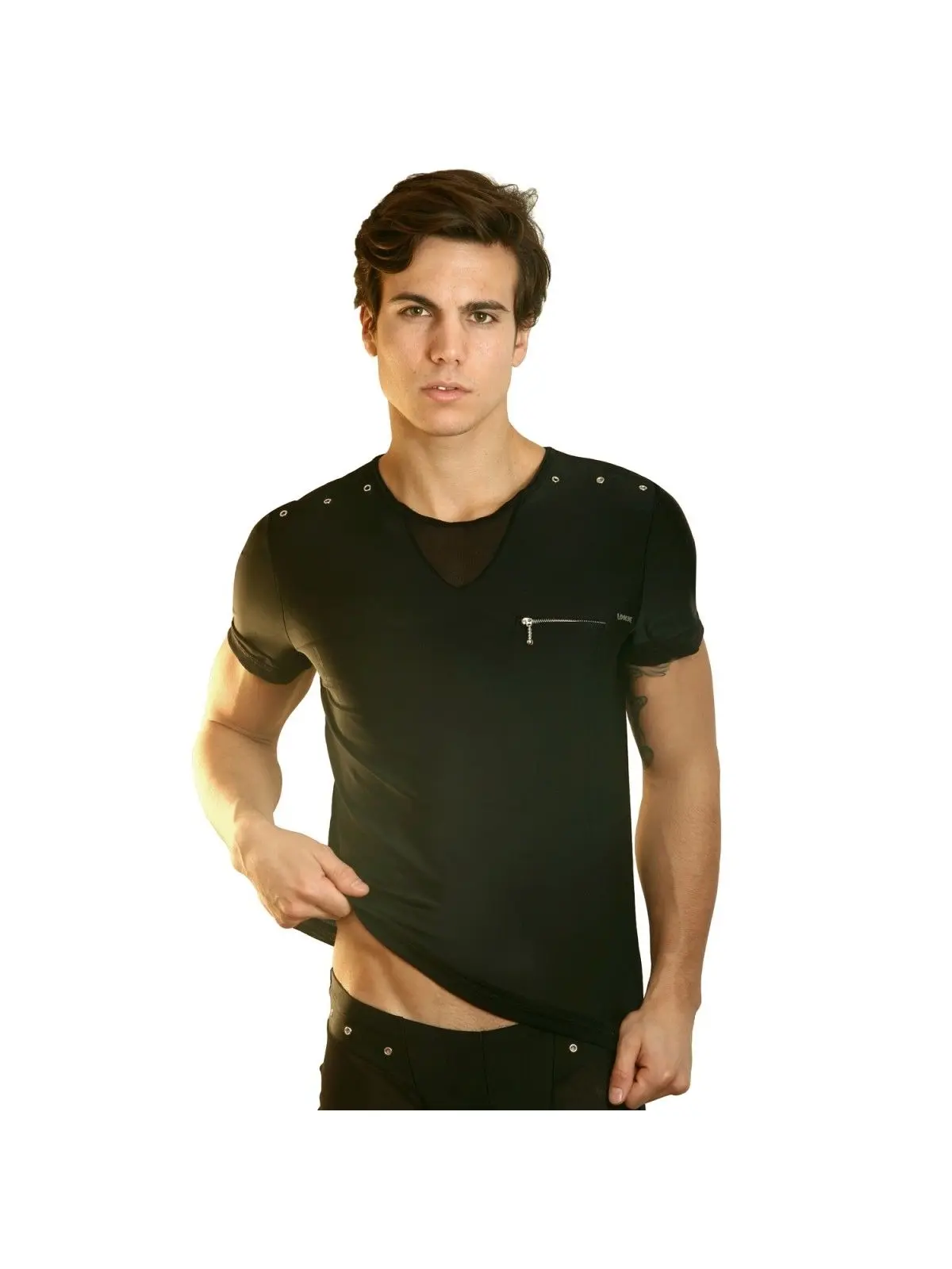 ♥ Schwarzes Herren T-Shirt Open Spirit von Look Me ♥