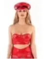 ♥ Rotes Lack-Top Ms-Br207 von Meseduce ♥