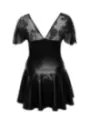 ♥ Schwarzes Minikleid F267 von Noir Handmade Curve Collection ♥