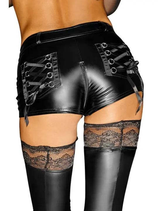 ♥ Schwarze Shorts F138 von Noir Handmade Diva Collection ♥