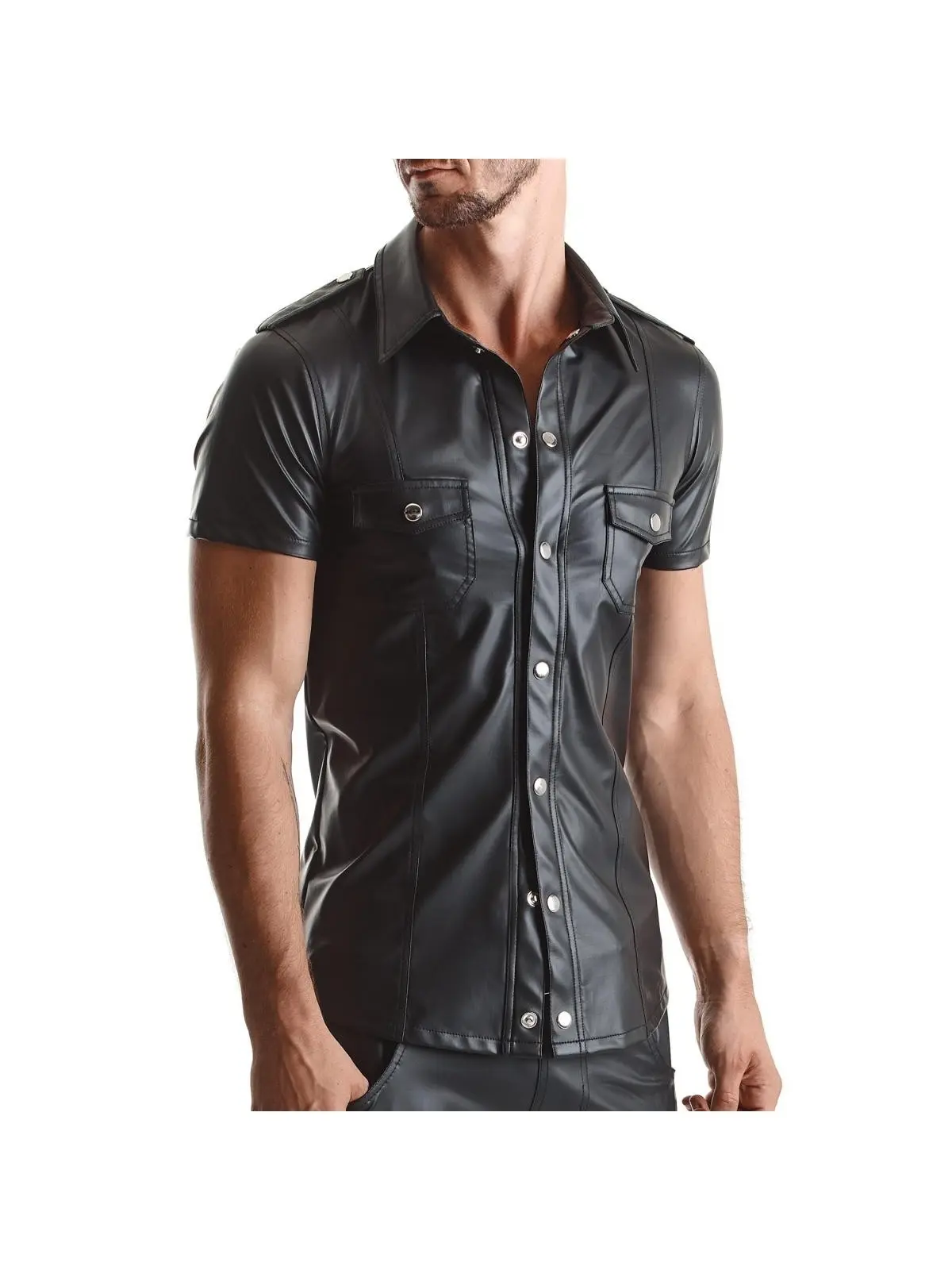 ♥ Herren Hemd Rmluca001 Schwarz ♥