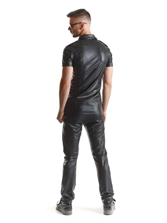 ♥ Herren Hemd Rmluca001 Schwarz ♥