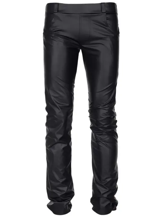 ♥ Lange Herren Hose Rmvittorio001 Schwarz ♥