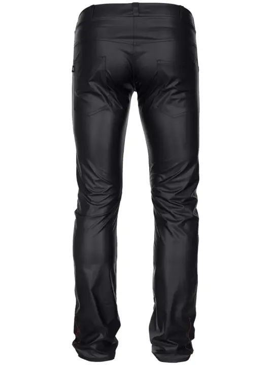 ♥ Lange Herren Hose Rmvittorio001 Schwarz ♥