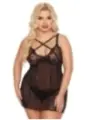 ♥ Schwarzes Chemise 1896 von Softline Pluse Size Collection ♥