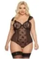 ♥ Schwarzer Body Ouvert 1901 von Softline Plus Size Collection ♥