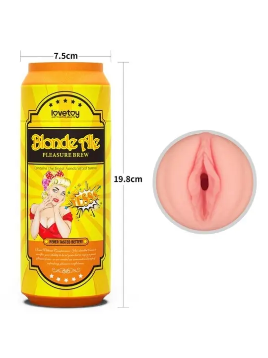 Pleasure Brew Masturbator Vagina Blond Ale von Lovetoy