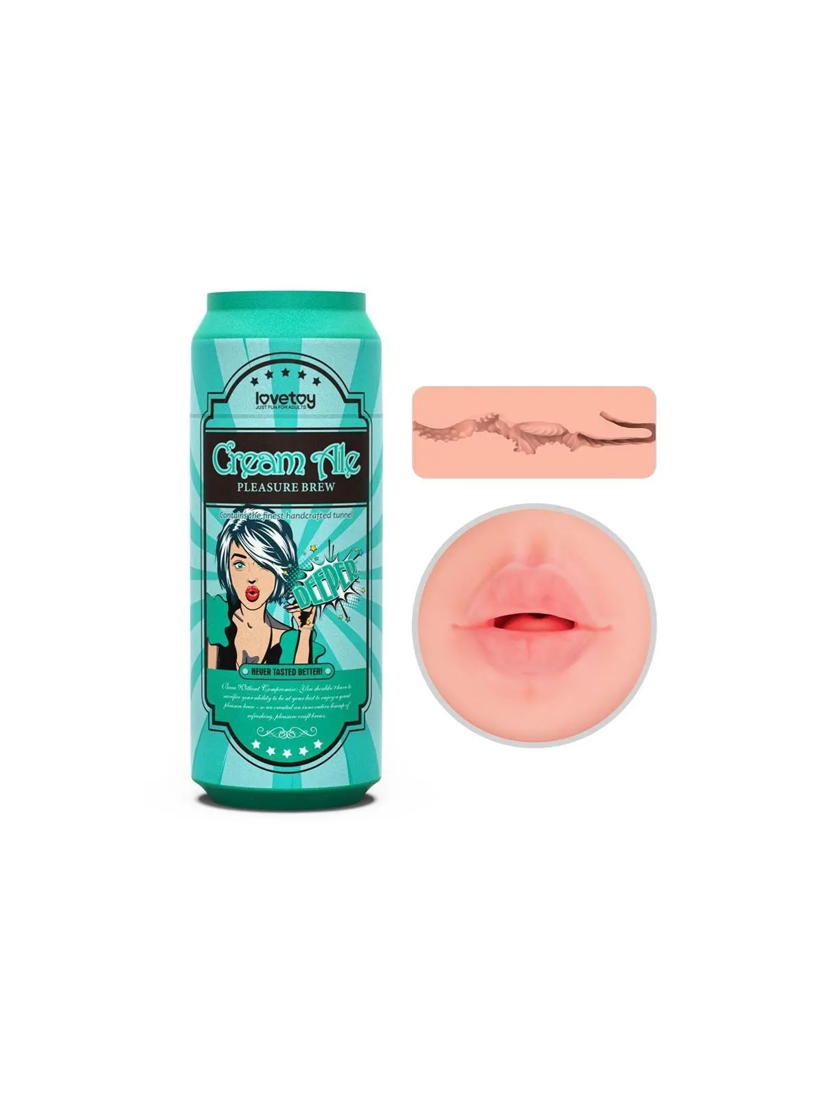 Pleasure Brew Masturbator Mouth Cream Ale von Lovetoy