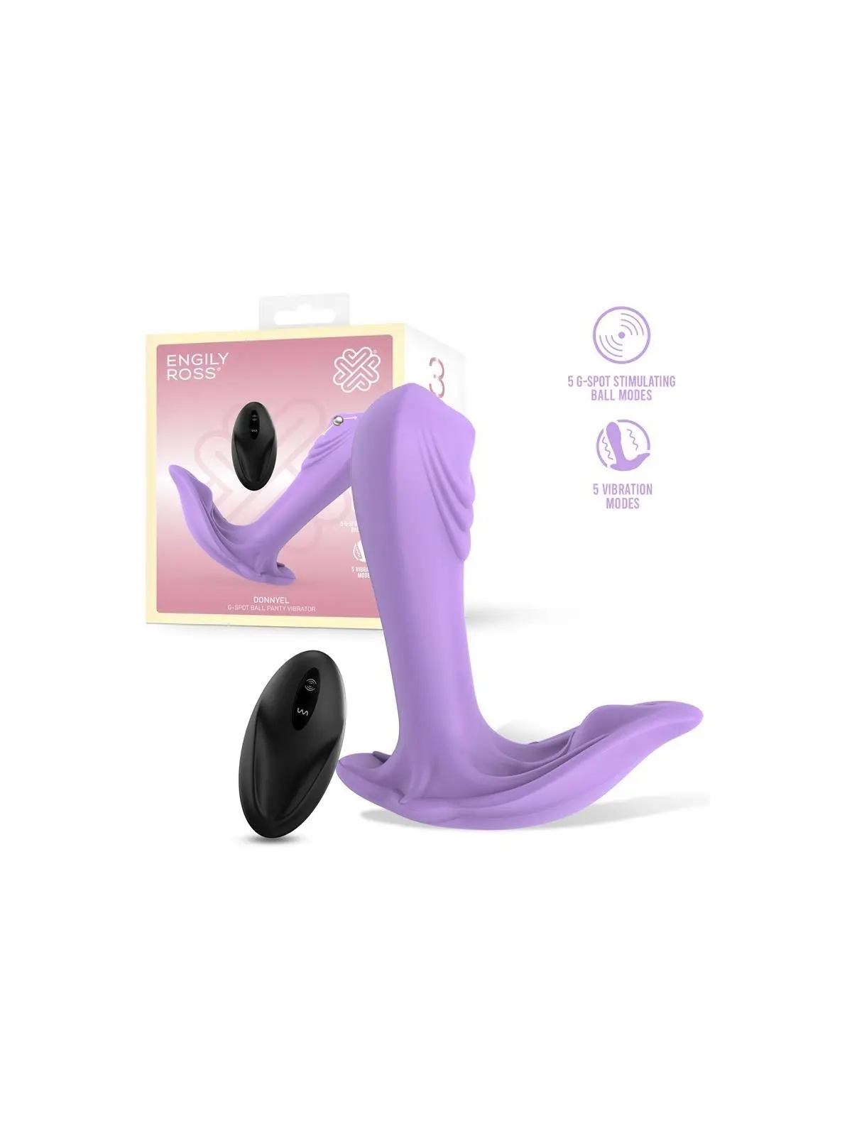 Donnyel Panty Vibrator mit G-Punkt-Kugel und Fernbedienung von Engily Ross