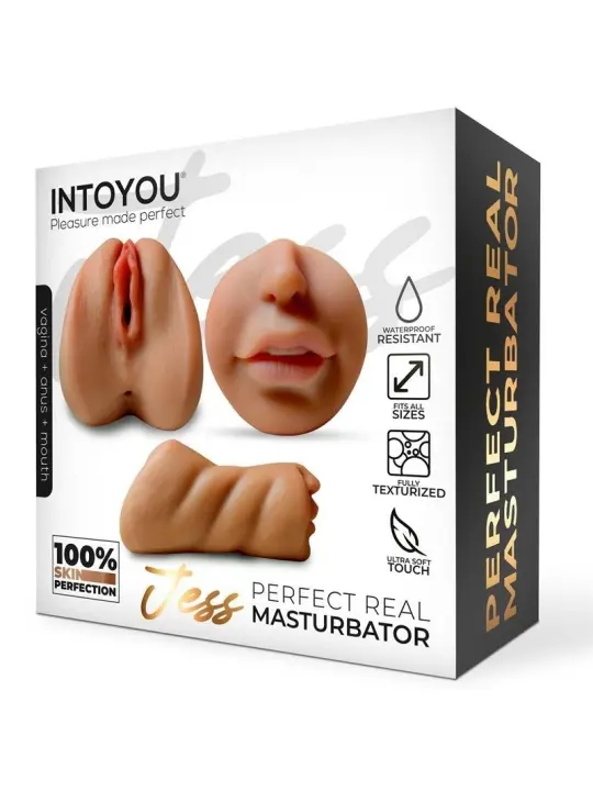 Jess Superrealistische Vagina, Anus und Mund 650 gr von Liketrue