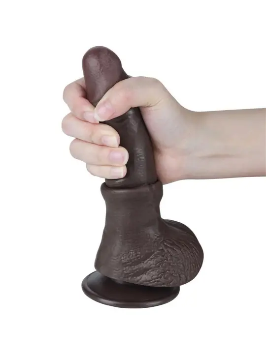 Gleitender Dildo mit zwei Schichten 7,5 von Lovetoy