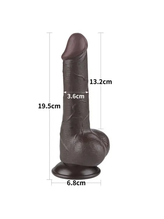 Gleitender, zweischichtiger Dildo 7,5 von Lovetoy