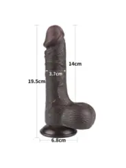 Gleitfähiges Hautdildo mit zwei Schichten 7,5 von Lovetoy