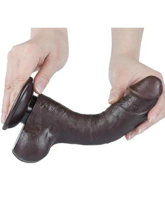 Gleitender Dildo mit zwei Schichten 8 von Lovetoy