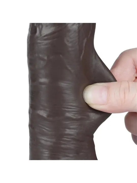 Gleitender Dildo mit zwei Schichten 8 von Lovetoy