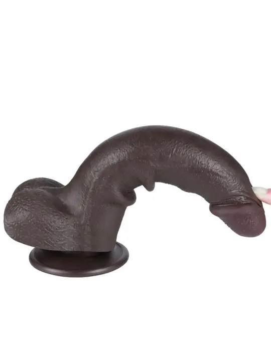 Gleitender Dildo mit zwei Schichten 8,5 von Lovetoy