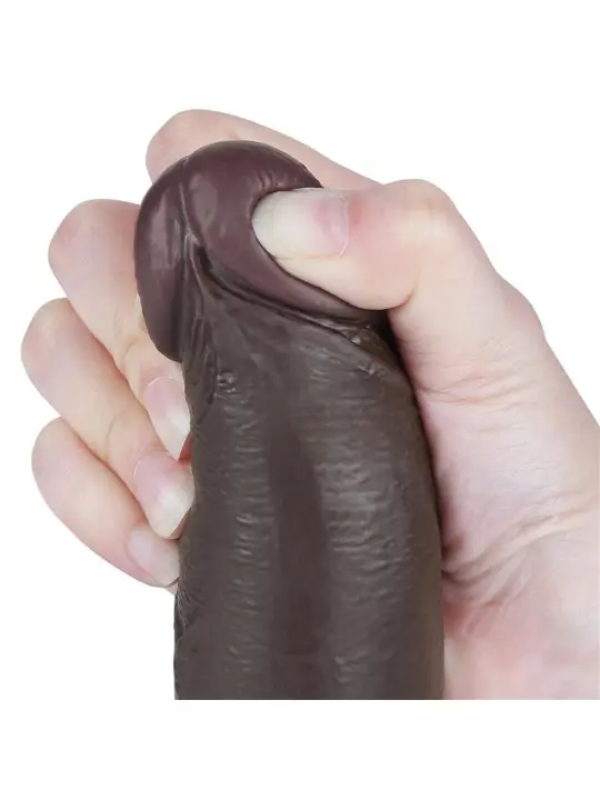 Gleitender Dildo mit zwei Schichten 8,5 von Lovetoy