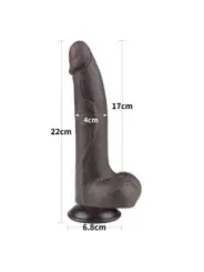 Gleitender Dildo mit zwei Schichten 8,5 von Lovetoy