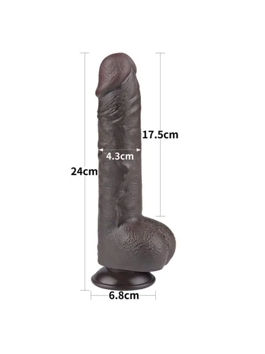 Sliding Skin Dual Layer Dildo 9,5 von Lovetoy