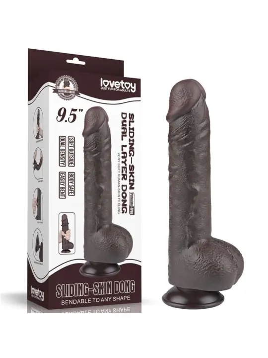 Sliding Skin Dual Layer Dildo 9,5 von Lovetoy