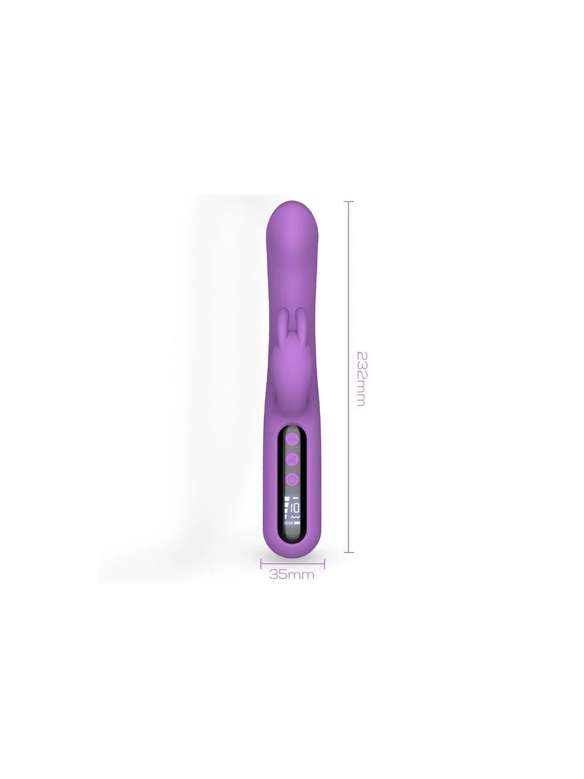 Swell Vibrator mit superstarkem Digitalbildschirm 23,2 cm von Digital