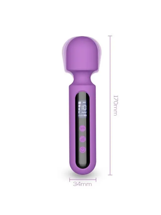 Whisper Wand Massager mit gigantischem LED-Bildschirm 17 cm von Digital