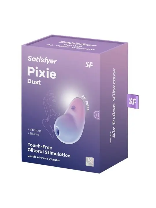 Pixie Dust Klitoris Sauger mit Vibration Violett/Pink von Satisfyer