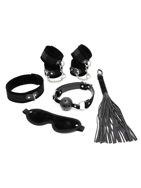 Rimba Bondage Play Komplettes Fessel-Set Schwarz von Bondage Play