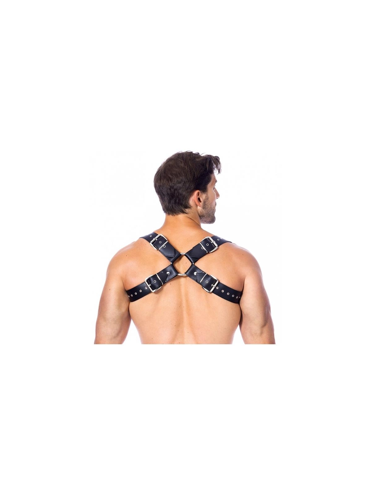 Verstellbarer Lederharness von Bondage Play