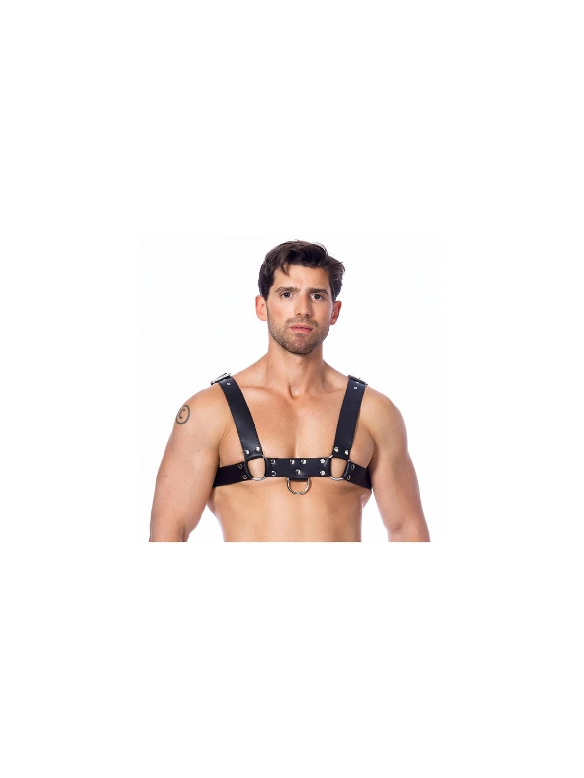 Leder-Kreuzharness von Bondage Play