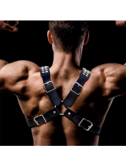 Adonis Brust-Bondage-Harness für Männer aus veganem Leder von Intoyou Bdsm Line