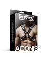 Adonis Brust-Bondage-Harness für Männer aus veganem Leder von Intoyou Bdsm Line